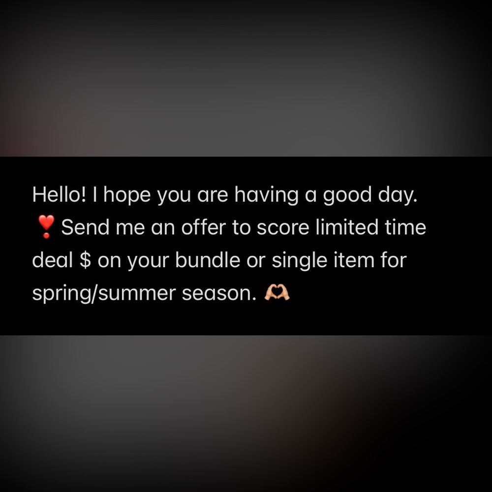 Promotional Sale Sign for Spring/Summer Season